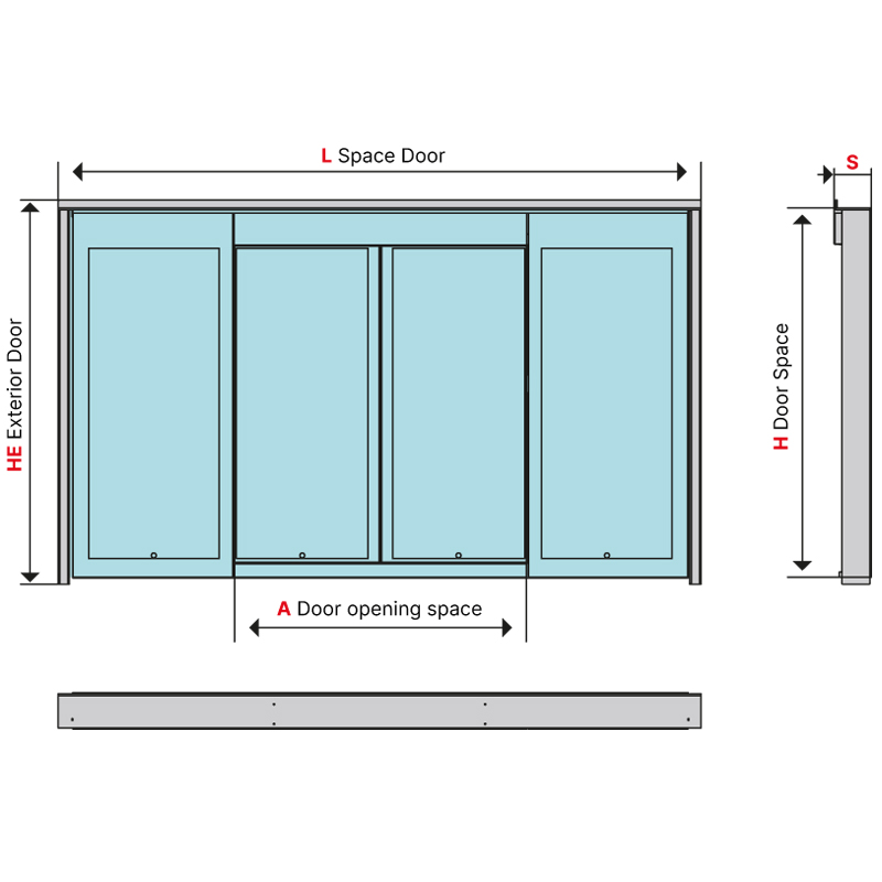 Four wings door 2176